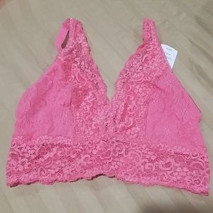 Soma Pink Lace Bralette